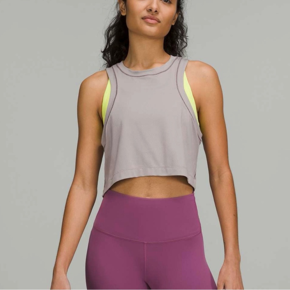 Lululemon Open Back Cropped Training Tank